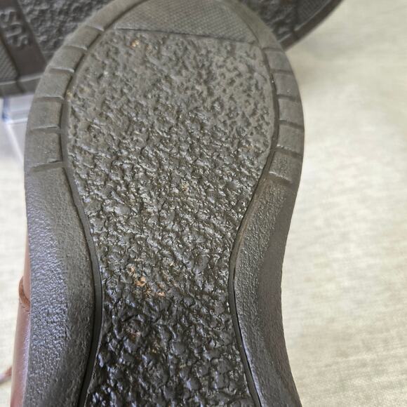 SAS Free Time Brown Women's Leather Comfort Sneakers Size 7.5 Walking Lace-Up - Picture 4 of 13